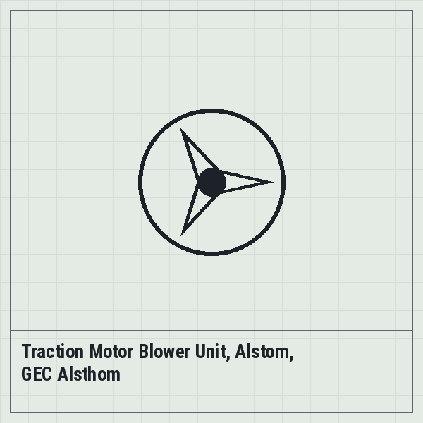 Traction Motor Blower Unit, Alstom, GEC Alsthom
