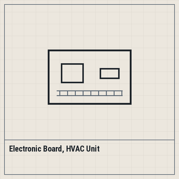 Electronic Board, HVAC Unit