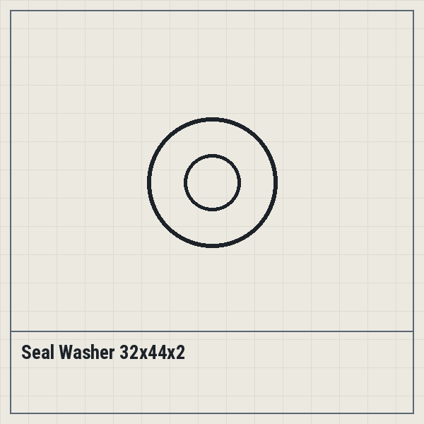 Seal Washer 32x44x2