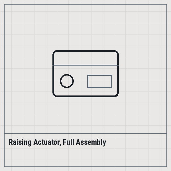Raising Actuator, Full Assembly