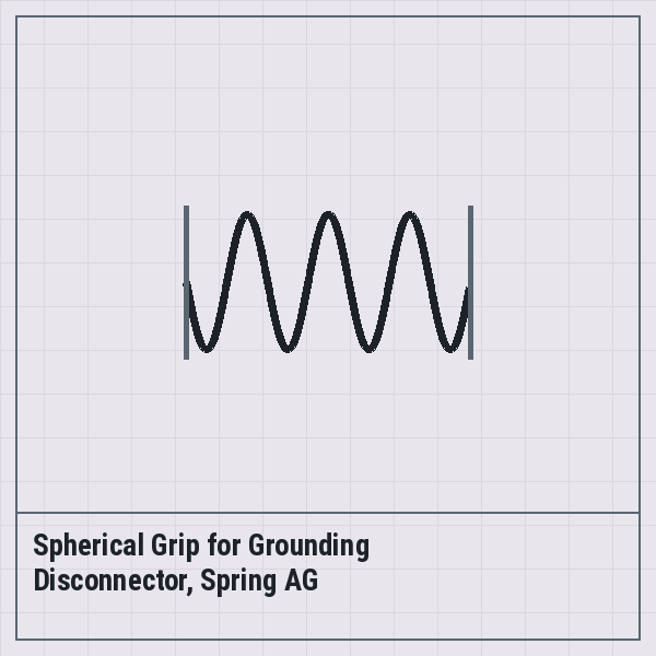 Spherical Grip for Grounding Disconnector, Spring AG
