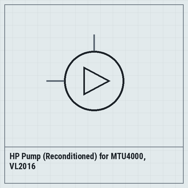 HP Pump (Reconditioned) for MTU4000, VL2016