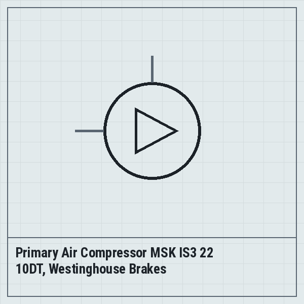 Primary Air Compressor MSK IS3 22 10DT, Westinghouse Brakes