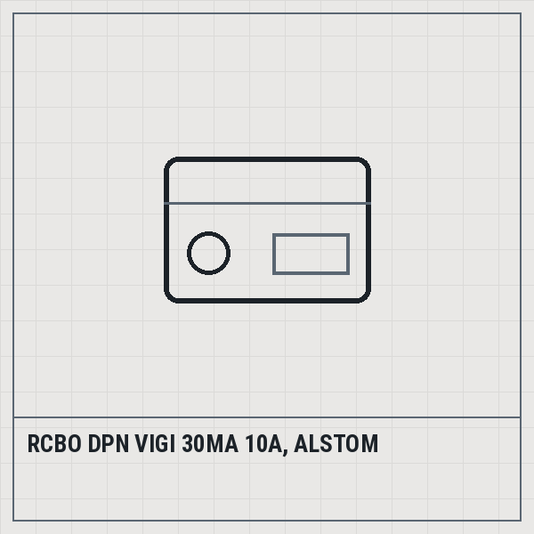 RCBO DPN VIGI 30MA 10A, ALSTOM