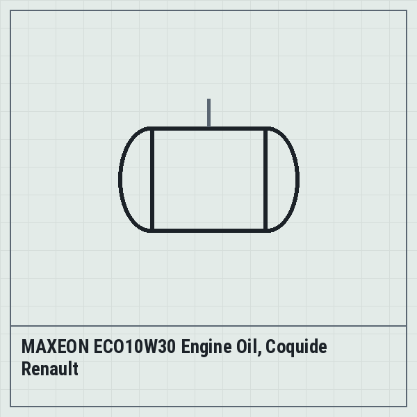 MAXEON ECO10W30 Engine Oil, Coquide Renault