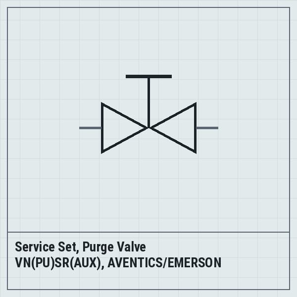 Service Set, Purge Valve VN(PU)SR(AUX), AVENTICS/EMERSON
