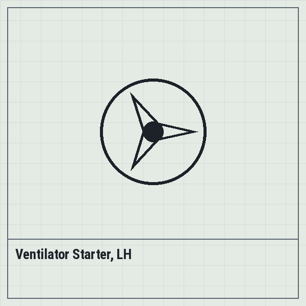 Ventilator Starter, LH