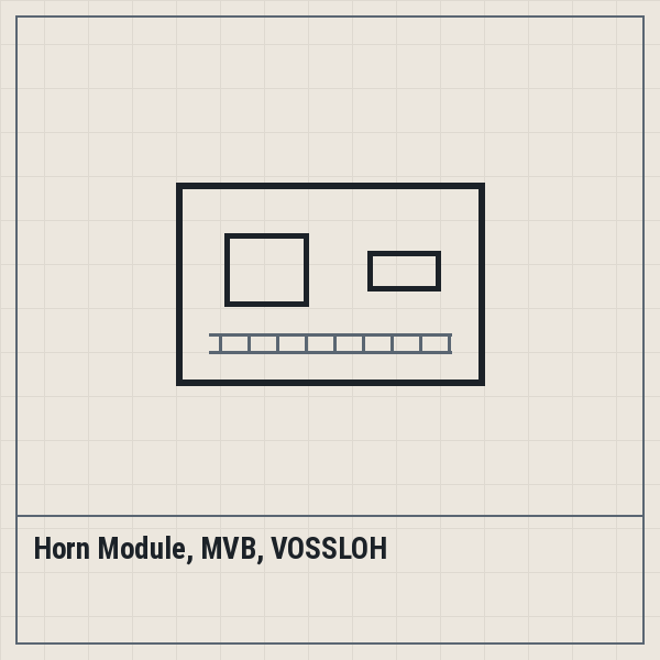Horn Module, MVB, VOSSLOH