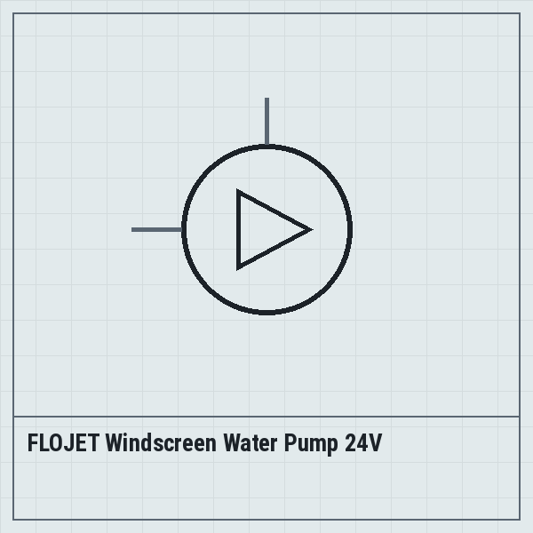 FLOJET Windscreen Water Pump 24V