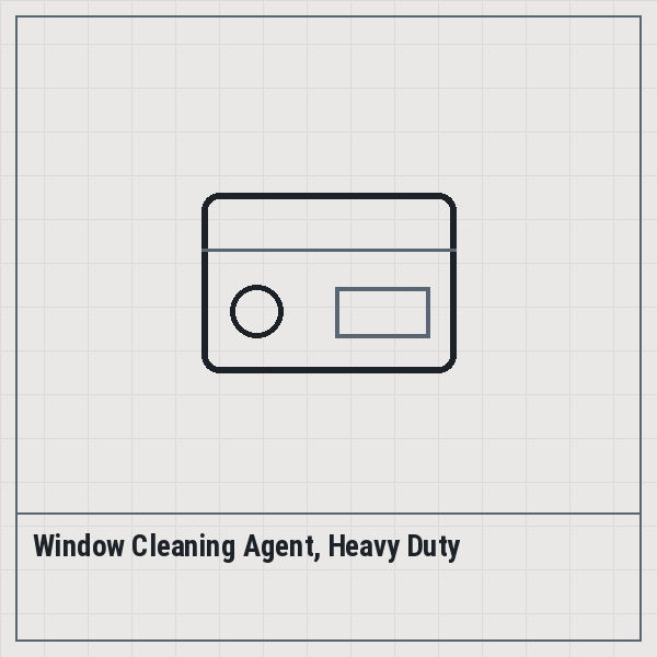 Window Cleaning Agent, Heavy Duty