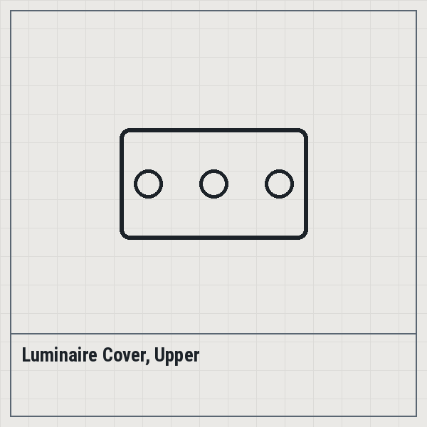 Luminaire Cover, Upper