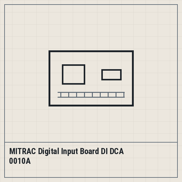MITRAC Digital Input Board DI DCA 0010A