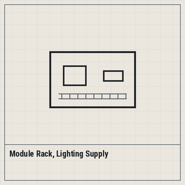 Module Rack, Lighting Supply