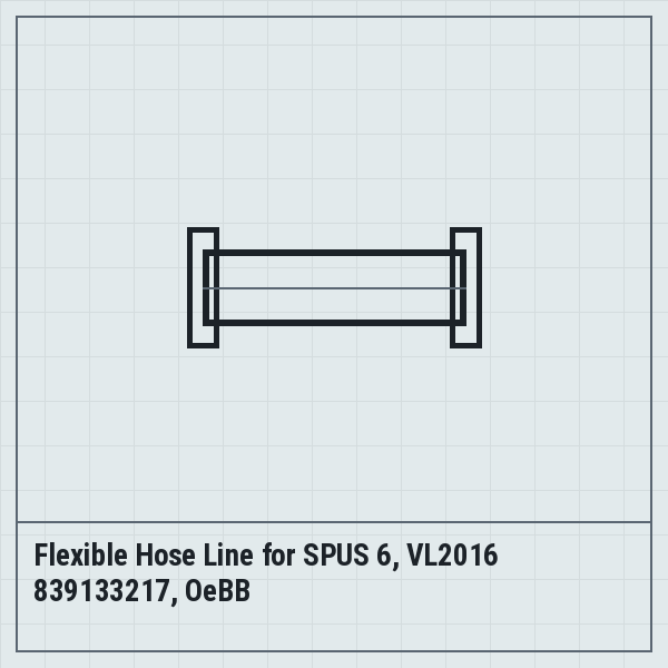 Flexible Hose Line for SPUS 6, VL2016 839133217, OeBB