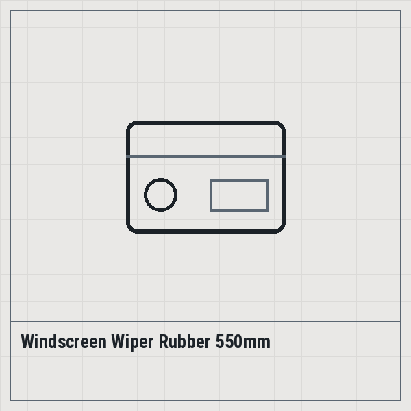 Windscreen Wiper Rubber 550mm