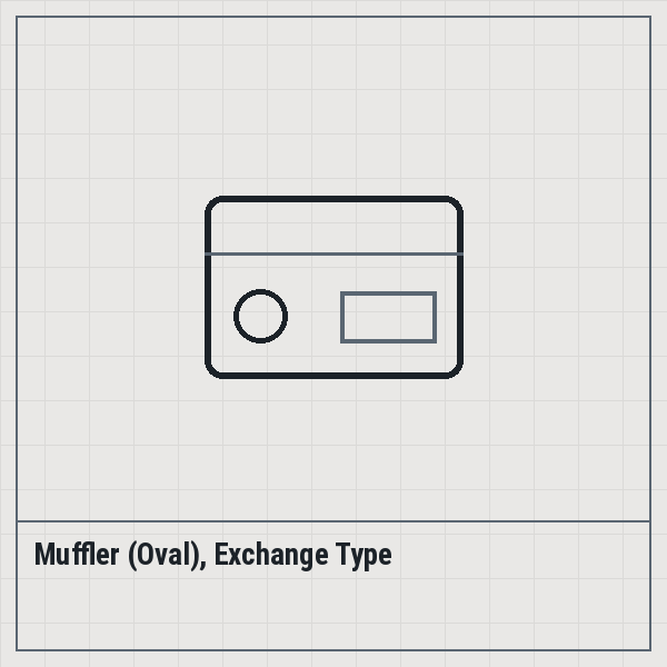 Muffler (Oval), Exchange Type