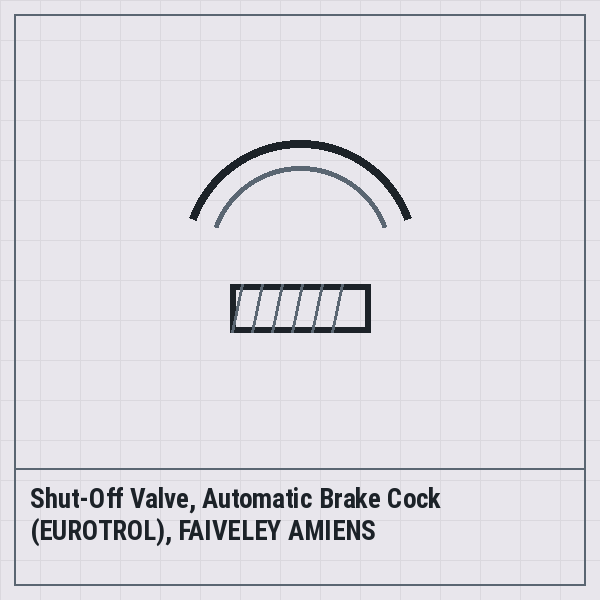 Shut-Off Valve, Automatic Brake Cock (EUROTROL), FAIVELEY AMIENS
