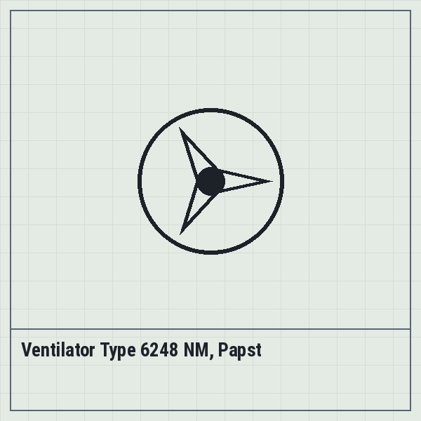 Ventilator Type 6248 NM, Papst