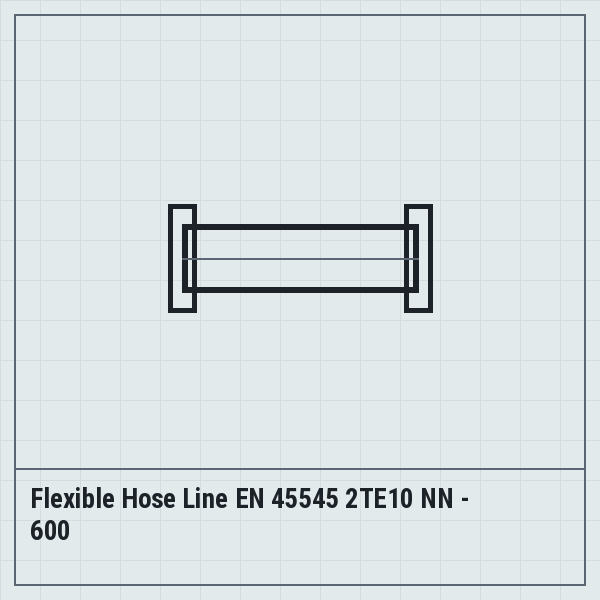 Flexible Hose Line EN 45545 2TE10 NN - 600