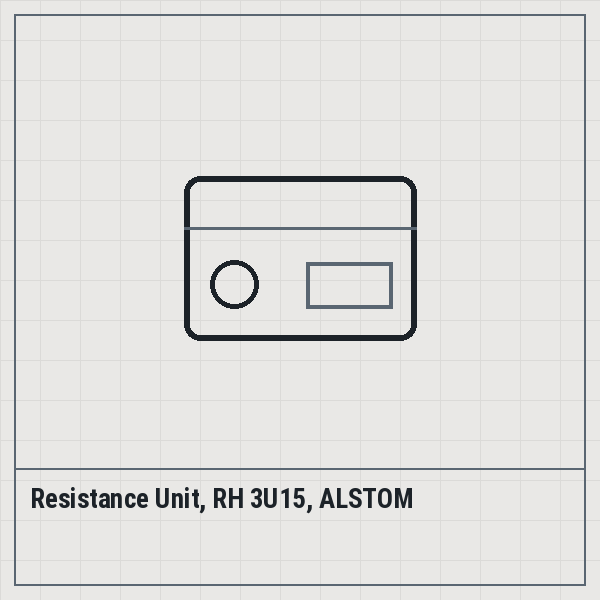 Resistance Unit, RH 3U15, ALSTOM