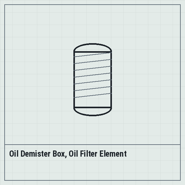 Oil Demister Box, Oil Filter Element