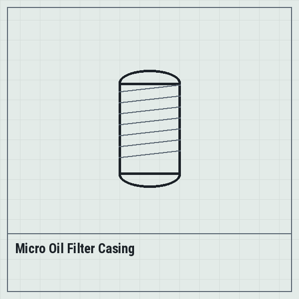 Micro Oil Filter Casing