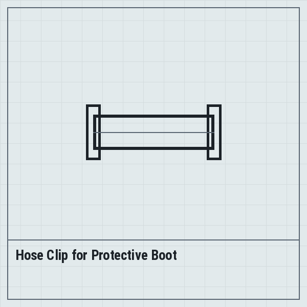 Hose Clip for Protective Boot