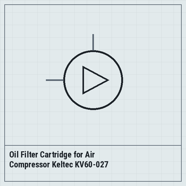 Oil Filter Cartridge for Air Compressor Keltec KV60-027