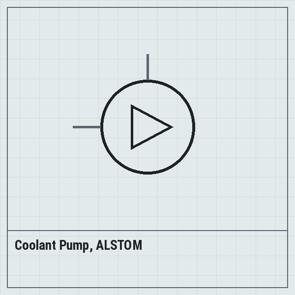 Coolant Pump, ALSTOM