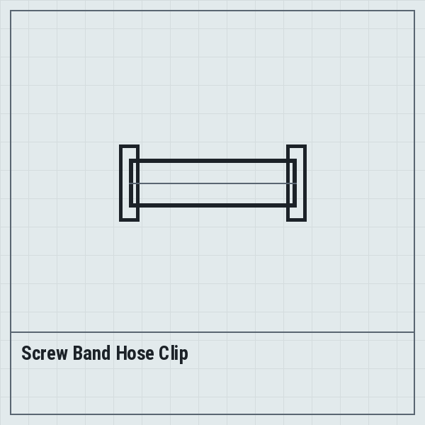 Screw Band Hose Clip
