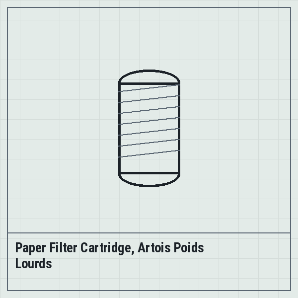 Paper Filter Cartridge, Artois Poids Lourds