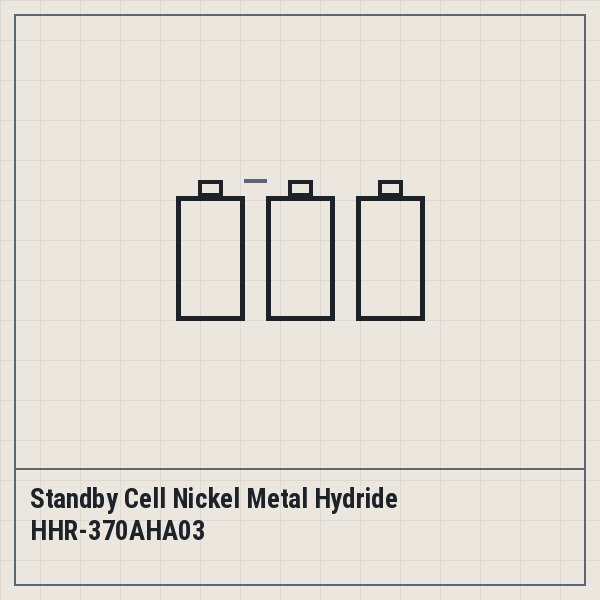 Standby Cell Nickel Metal Hydride HHR-370AHA03