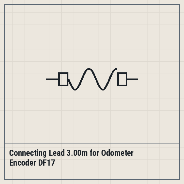 Connecting Lead 3.00m for Odometer Encoder DF17