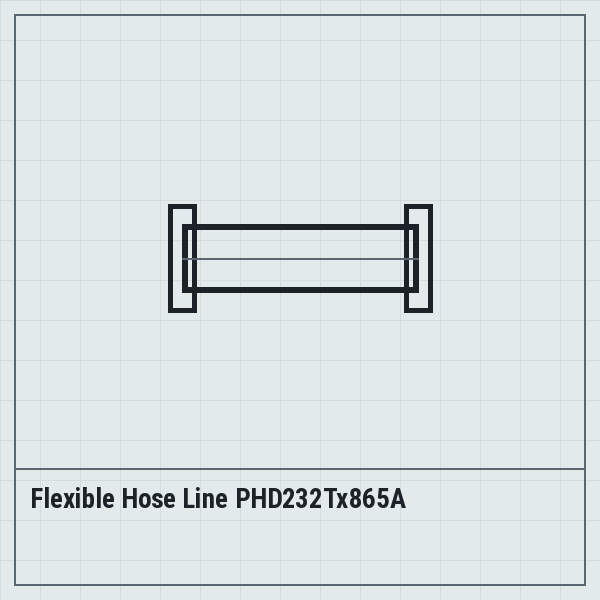 Flexible Hose Line PHD232Tx865A