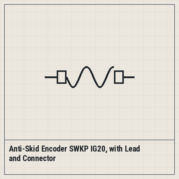 Anti-Skid Encoder SWKP IG20, with Lead and Connector