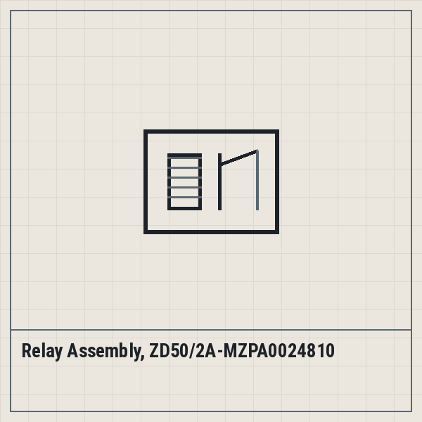 Relay Assembly, ZD50/2A-MZPA0024810