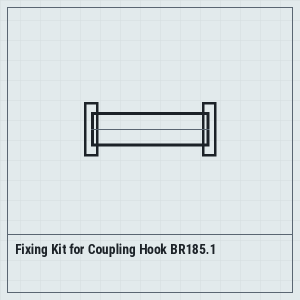 Fixing Kit for Coupling Hook BR185.1