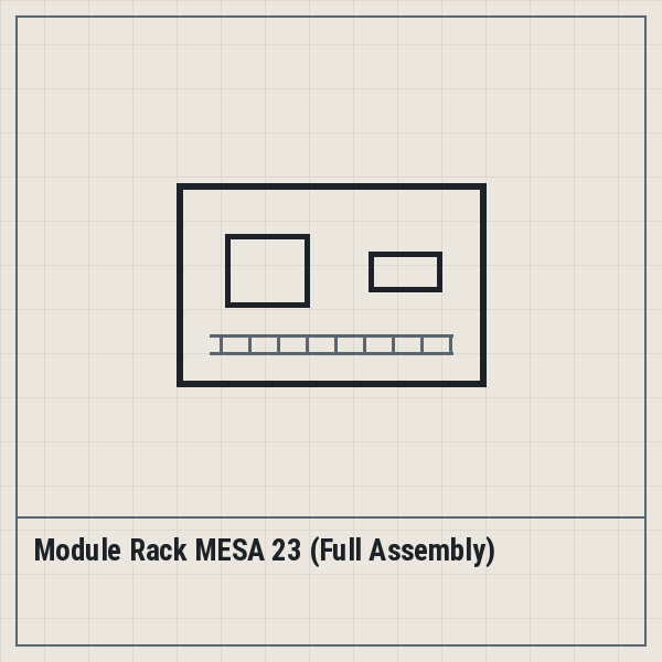 Module Rack MESA 23 (Full Assembly)