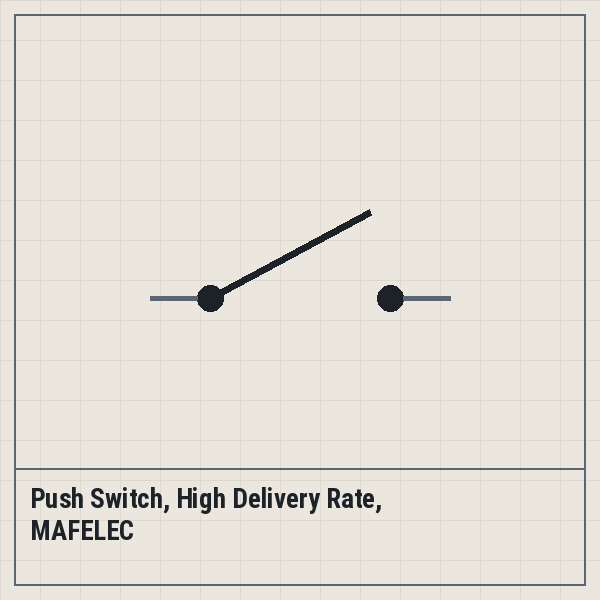 Push Switch, High Delivery Rate, MAFELEC