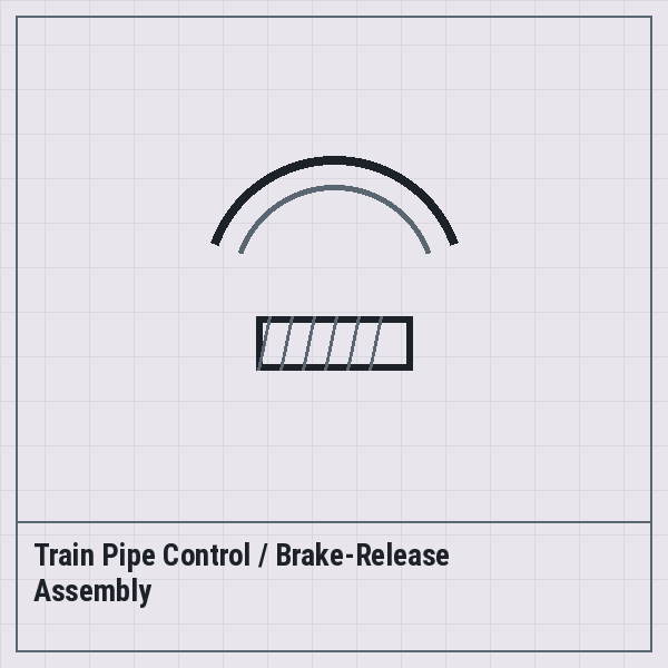 Train Pipe Control / Brake-Release Assembly