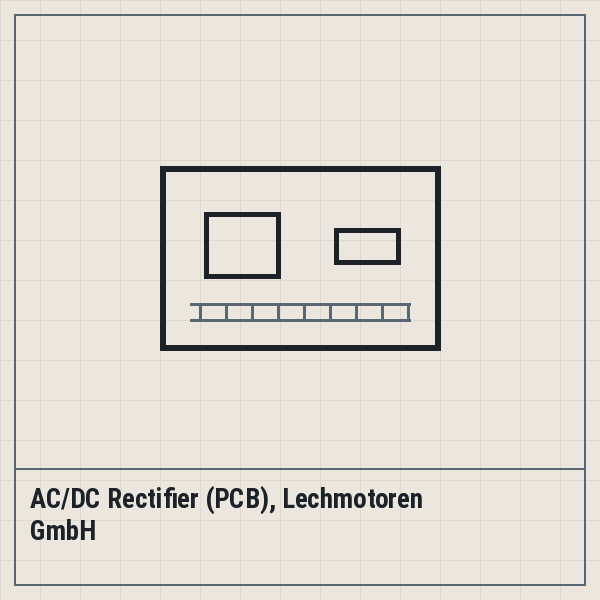 AC/DC Rectifier (PCB), Lechmotoren GmbH