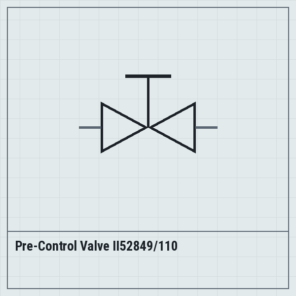 Pre-Control Valve II52849/110