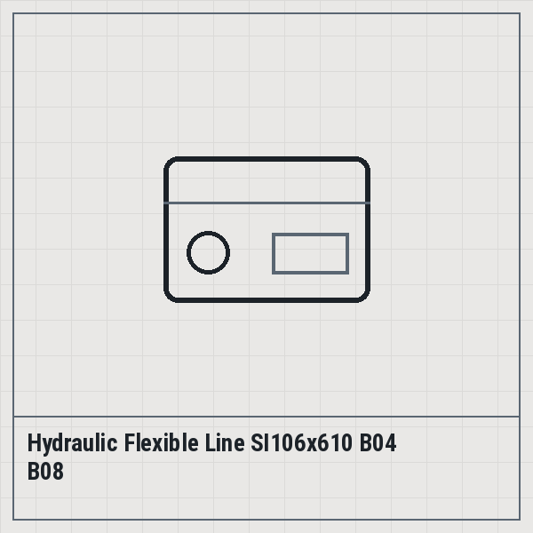 Hydraulic Flexible Line SI106x610 B04 B08