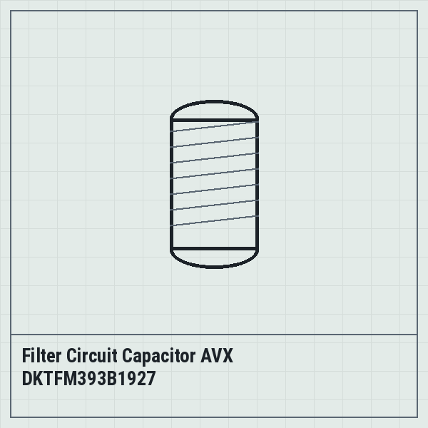 Filter Circuit Capacitor AVX DKTFM393B1927