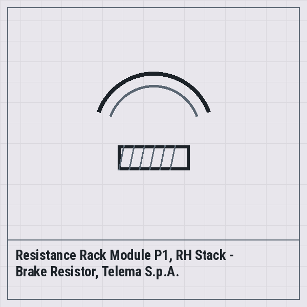 Resistance Rack Module P1, RH Stack - Brake Resistor, Telema S.p.A.