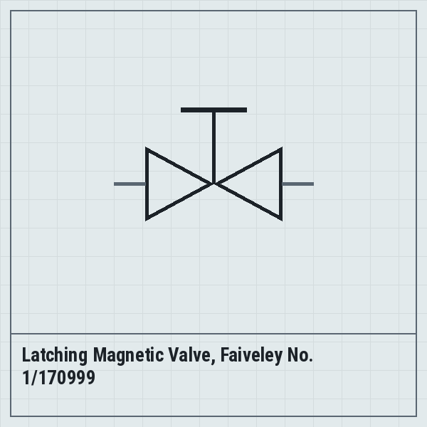 Latching Magnetic Valve, Faiveley No. 1/170999