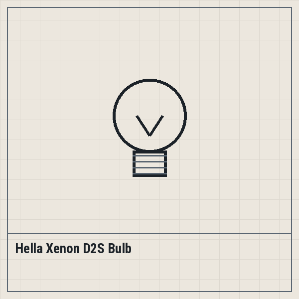 Hella Xenon D2S Bulb
