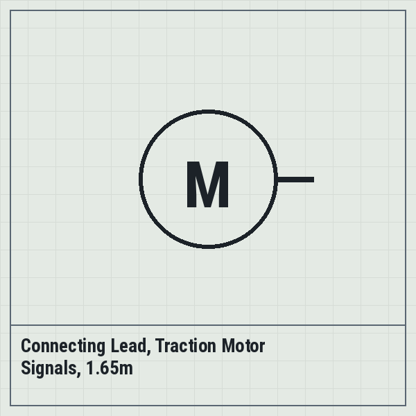 Connecting Lead, Traction Motor Signals, 1.65m
