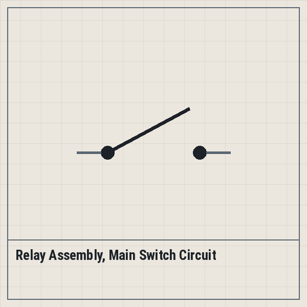 Relay Assembly, Main Switch Circuit