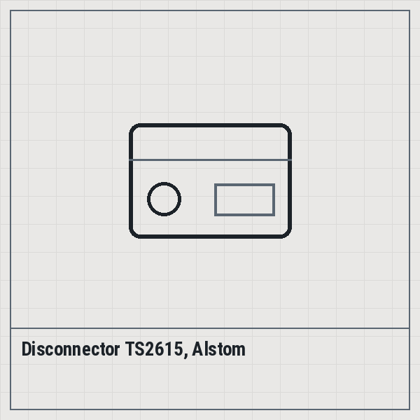 Disconnector TS2615, Alstom